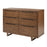 Maxi Cosi 6 Drawers Embraced Forms Double Dresser - Walnut CG009CHN