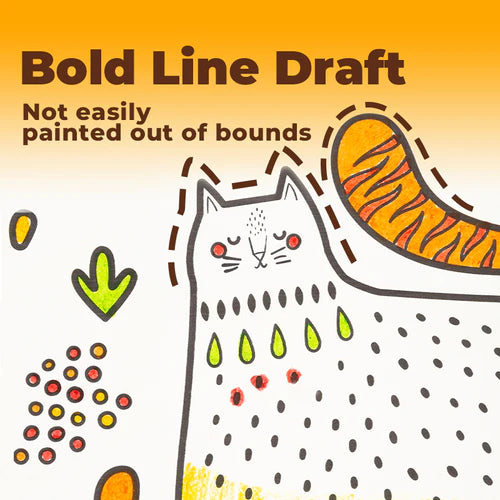 Flower Monaco Drawing Paper Roll - Nature