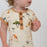 Belan.J Short Sleeve Shortall Romper - Safari