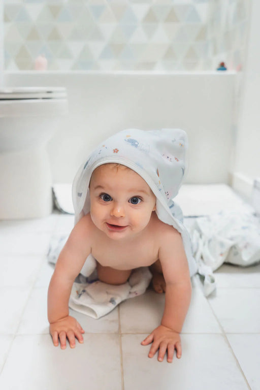 Loulou Lollipop Hooded Towel Set - Mini Mathletes