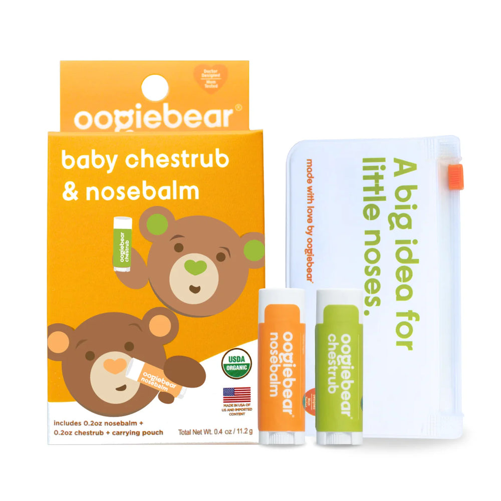 oogiebear Mini Nose Balm And Chest Rub Kit