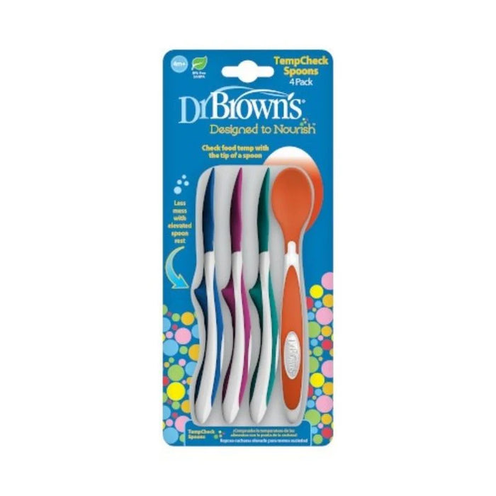 Dr Brown's Temp Sensitive Spoons 4Pc