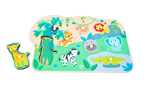 Hape Wild Animals Peg Puzzle E1459