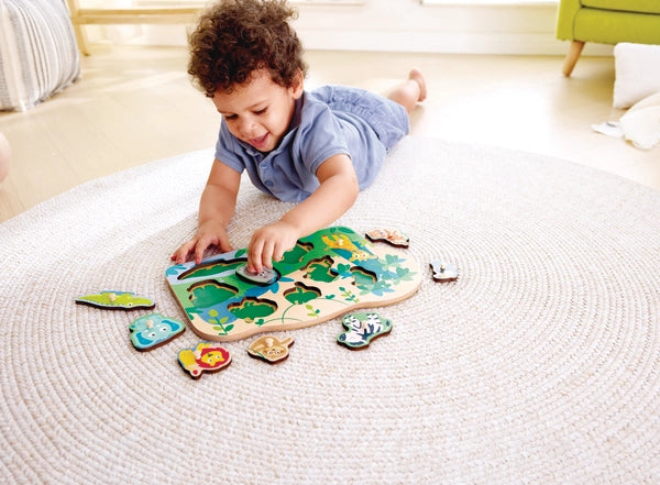 Hape Wild Animals Peg Puzzle E1459