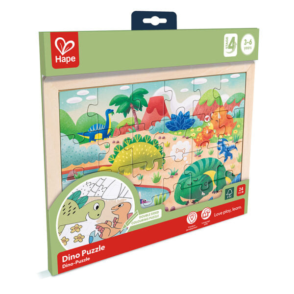Hape Dino Wooden Puzzle E1641