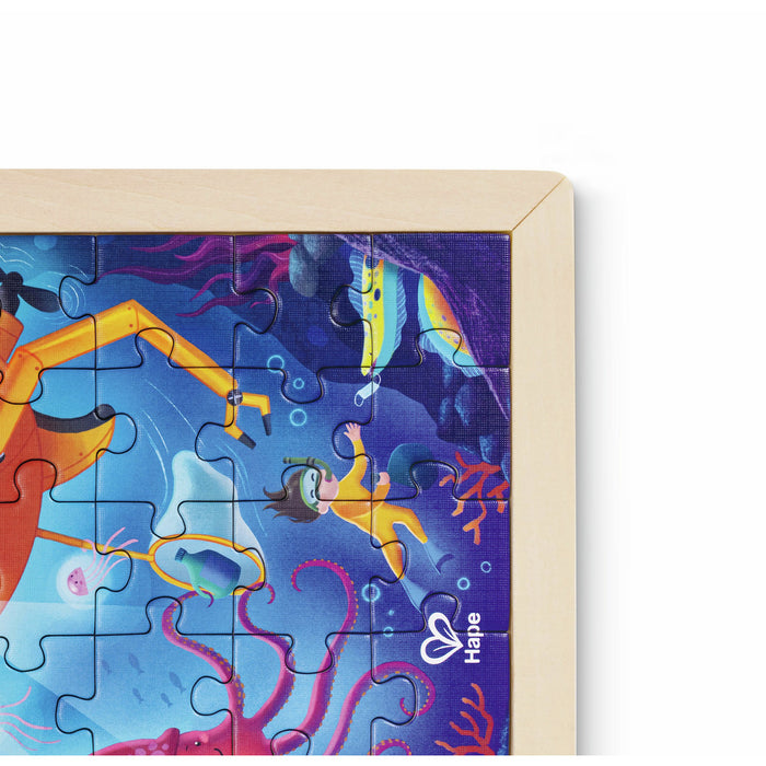 Hape Ocean Rescue Wooden Puzzle E1643