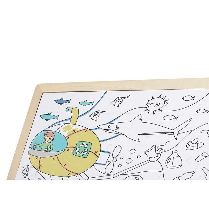 Hape Ocean Rescue Wooden Puzzle E1643