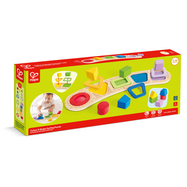 Hape FF-Colour & Shape Sorting Puzzle E1666