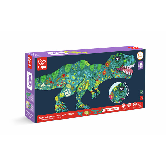 Hape Dinosaur Shimmer Floor Puzzle 202pcs E1667
