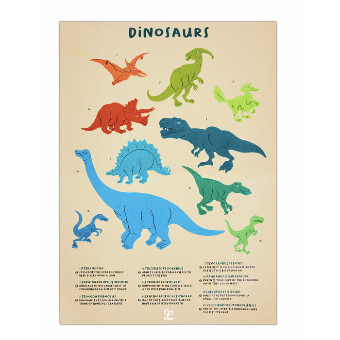 Hape Dinosaur Shimmer Floor Puzzle 202pcs E1667