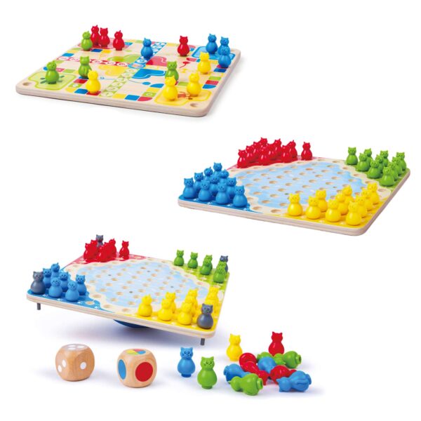 Hape Wobbling Cat Island Game E1670