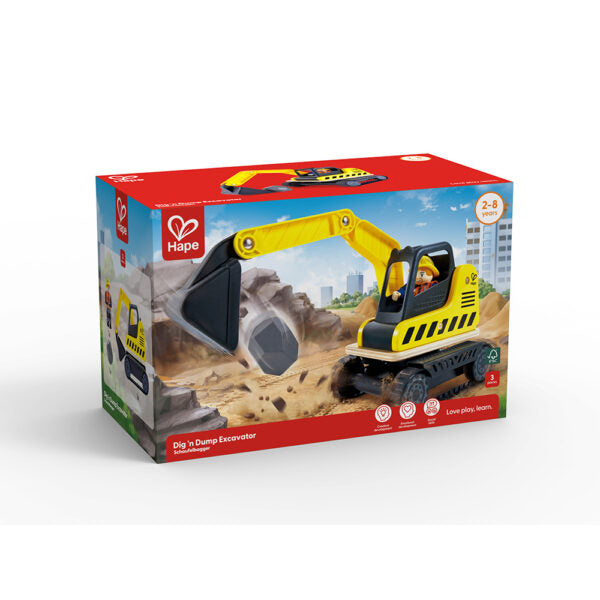 Hape Dig 'n Dump Excavator E3058