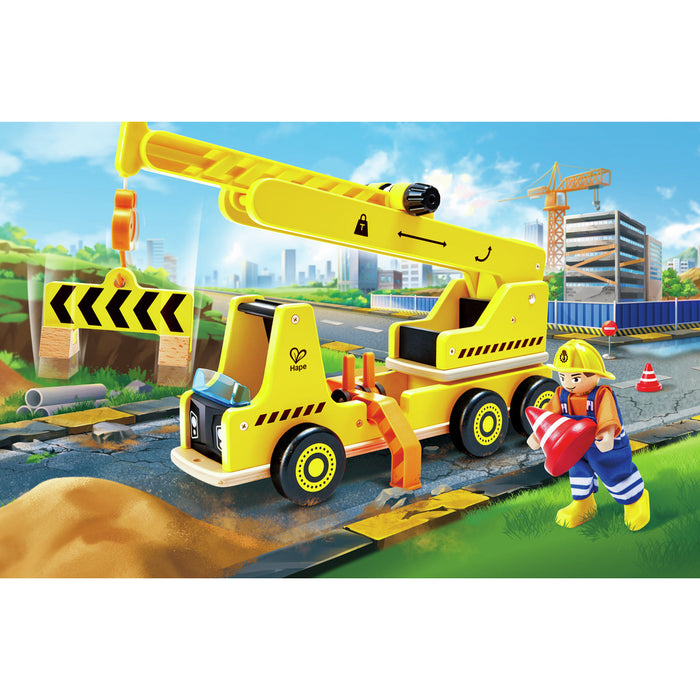 Hape Mobile Crane & Construction Set E3083
