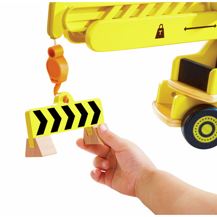 Hape Mobile Crane & Construction Set E3083