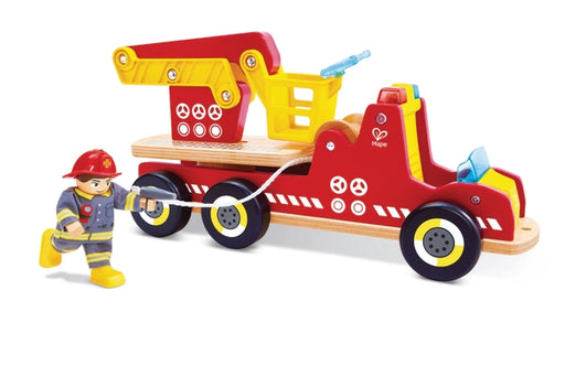 Hape Siren & Lights Toy Fire Truck E3090