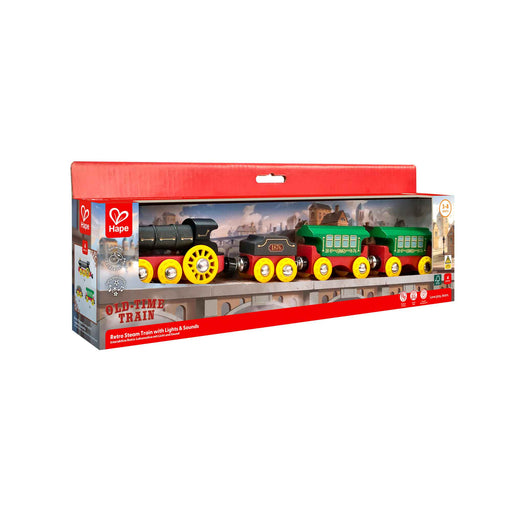 Hape 2026 Retro Steam Train With Lights & Sounds