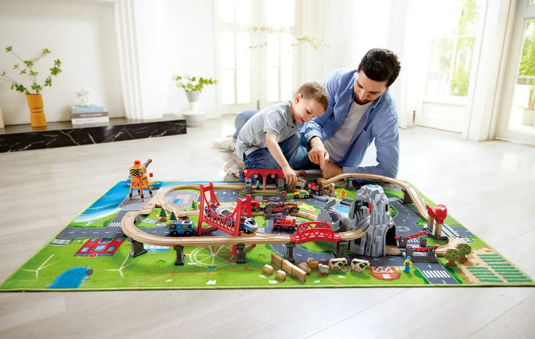 Hape 2025 Railworld Discovery Mat