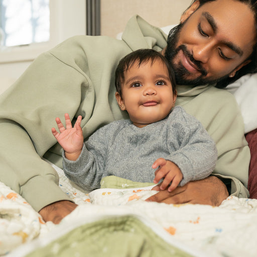 Aden + Anais Muslin Blanket - Sage Woodland