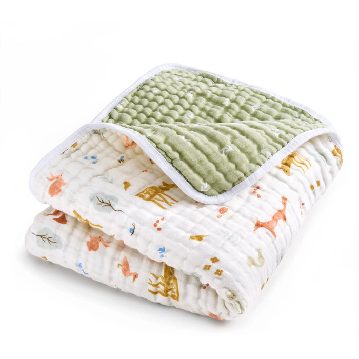 Aden + Anais Muslin Blanket - Sage Woodland