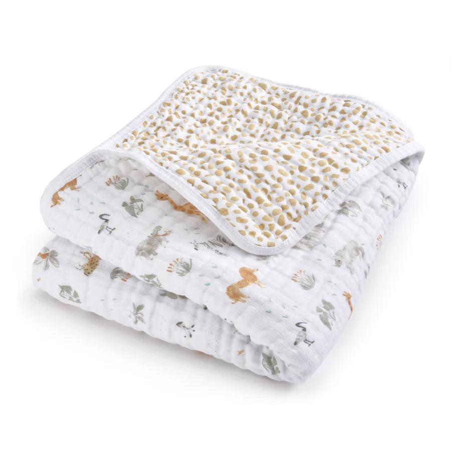 Aden + Anais Muslin Blanket - Giraffe Safari EMBC10030