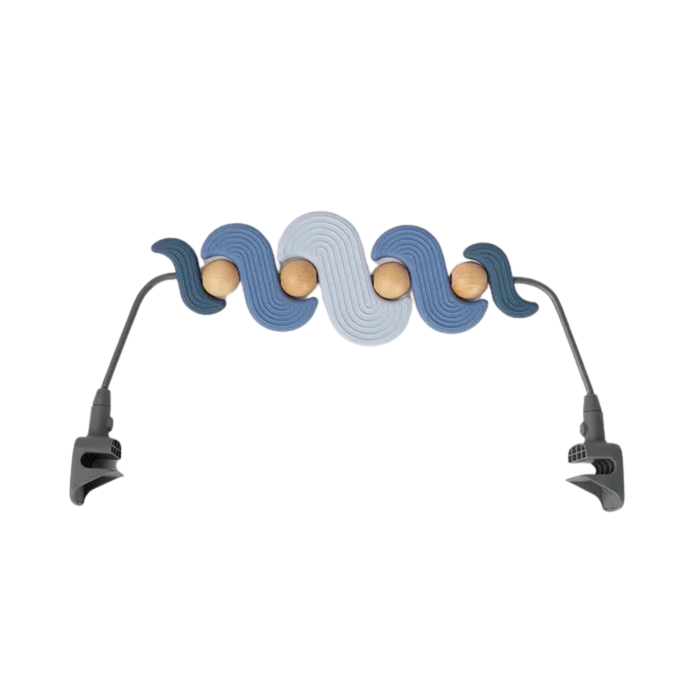 Ergobaby Evolve Bouncer - Non-Plush Toy Bar - Serene Swells