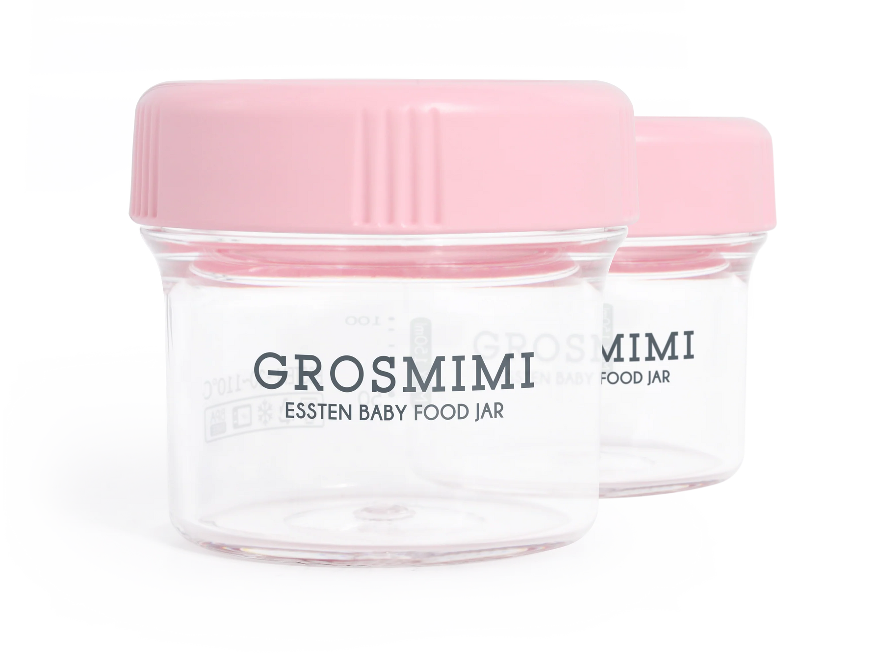 Grosmimi ESSTEN Food Jar 2pck 150ml - Pink