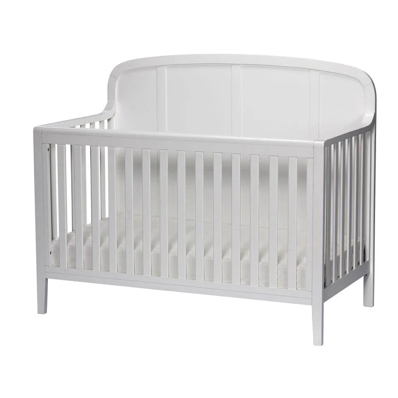 Little Seeds Briar Headboard Crib - True White Paint