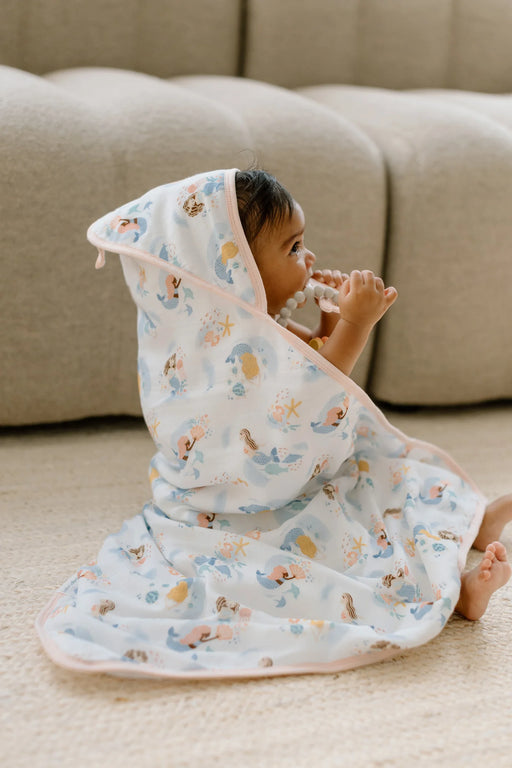Loulou Lollipop Hooded Towel Set - Mermaids
