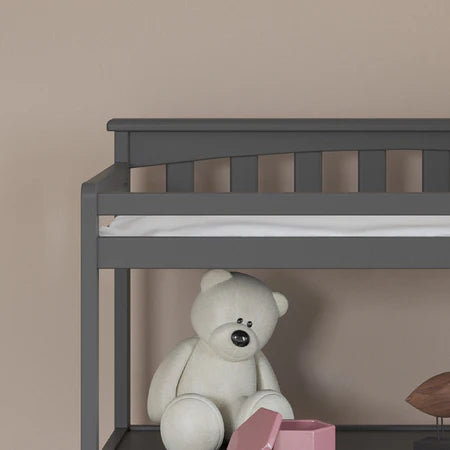 Child Craft Flat Top Changing Table - Cool Grey