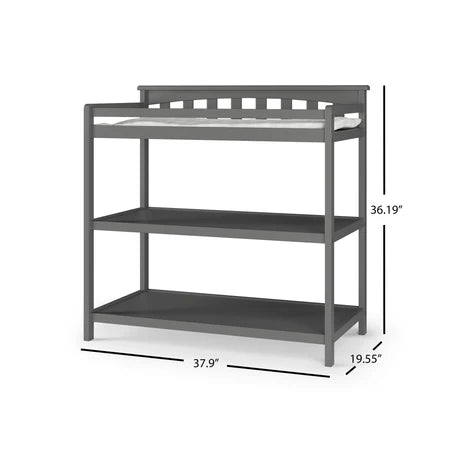 Child Craft Flat Top Changing Table - Cool Grey