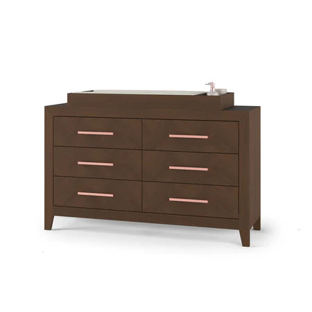Child Craft Kieran 6-Drawer Dresser - Toasted Chestnut