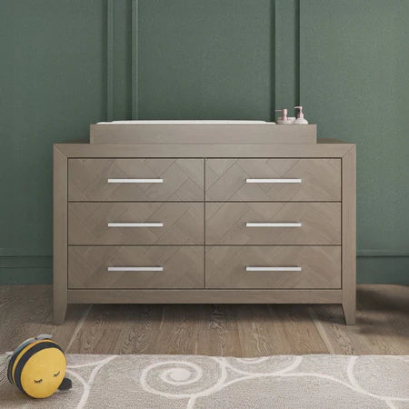 Child Craft Kieran 6-Drawer Dresser - Crescent Grey