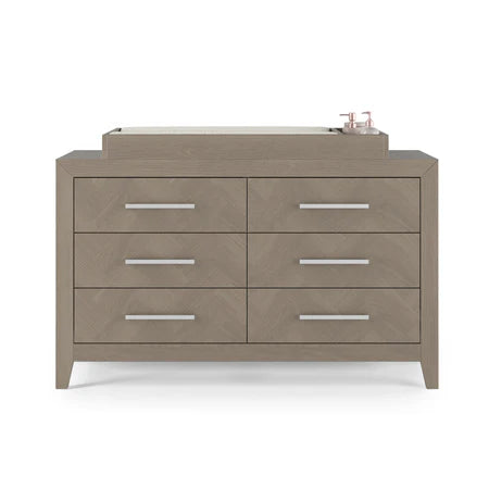 Child Craft Kieran 6-Drawer Dresser - Crescent Grey