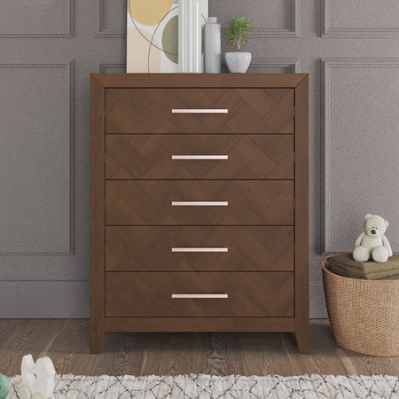 Child Craft Kieran 5-Drawer Chest - Toasted Chestnut