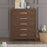 Child Craft Kieran 5-Drawer Chest - Toasted Chestnut