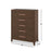 Child Craft Kieran 5-Drawer Chest - Toasted Chestnut