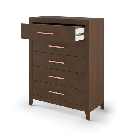 Child Craft Kieran 5-Drawer Chest - Toasted Chestnut