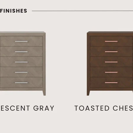 Child Craft Kieran 5-Drawer Chest - Toasted Chestnut