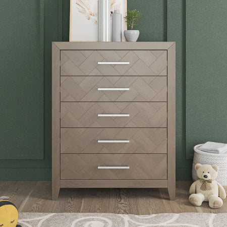 Child Craft Kieran 5-Drawer Chest - Crescent Grey