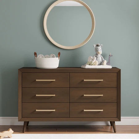 Child Craft Cranbrook 6-Drawer Dresser - Toasted Chestnut