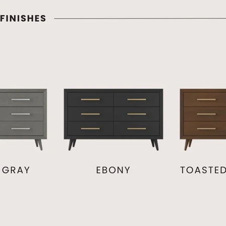 Child Craft Cranbrook 6-Drawer Dresser - Ebony