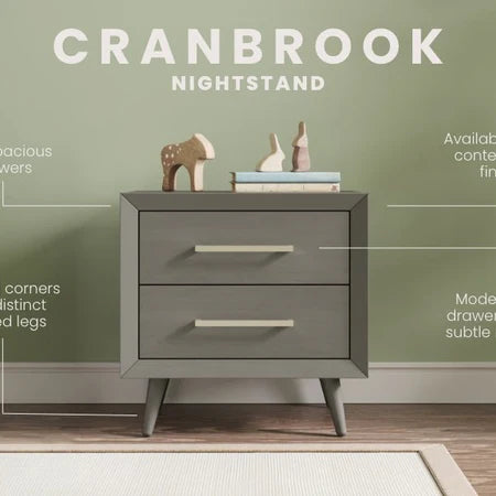 Child Craft Cranbrook Night Stand - Lunar Grey