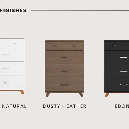 Child Craft Soho 4-Drawer Chest - Ebony