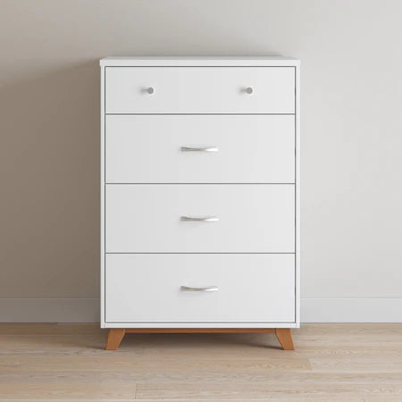 Child Craft Soho 4-Drawer Chest - White/Natural
