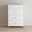 Child Craft Soho 4-Drawer Chest - White/Natural