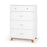 Child Craft Soho 4-Drawer Chest - White/Natural