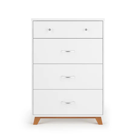 Child Craft Soho 4-Drawer Chest - White/Natural