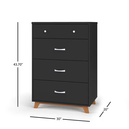 Child Craft Soho 4-Drawer Chest - Ebony