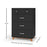 Child Craft Soho 4-Drawer Chest - Ebony