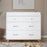 Child Craft Soho 3-Drawer Dresser - White/Natural